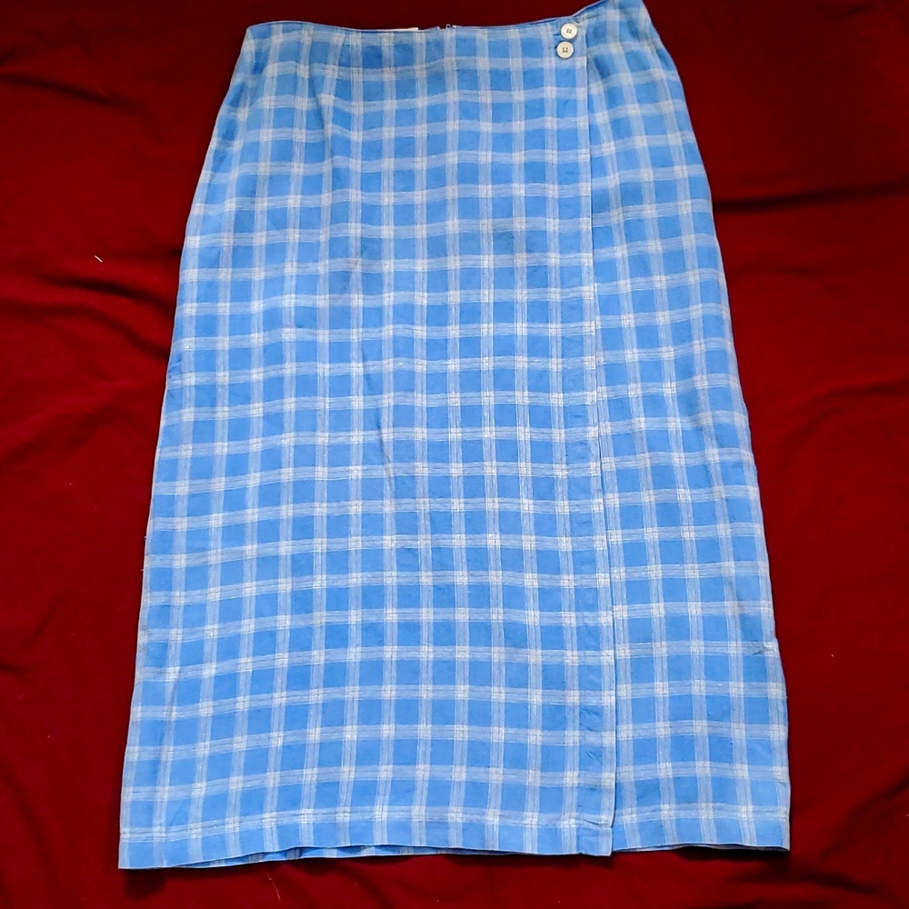 100% Linen Wrap Around Skirt